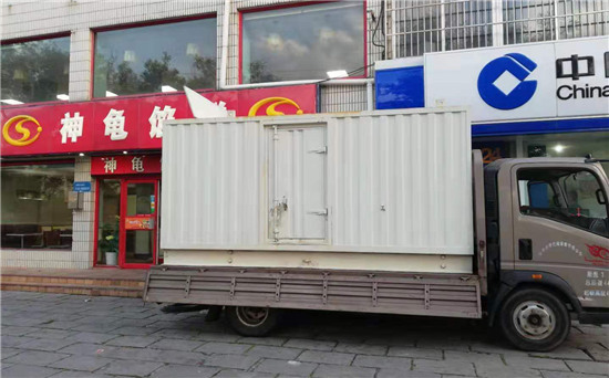 丹棱出租发电机施工案例